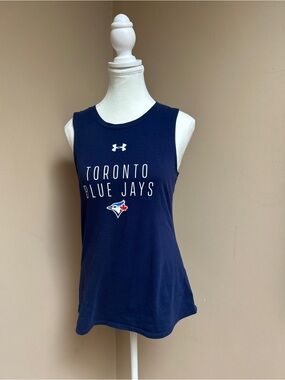 Under Armour Navy Toronto Blue Jays Sleeveless Tank